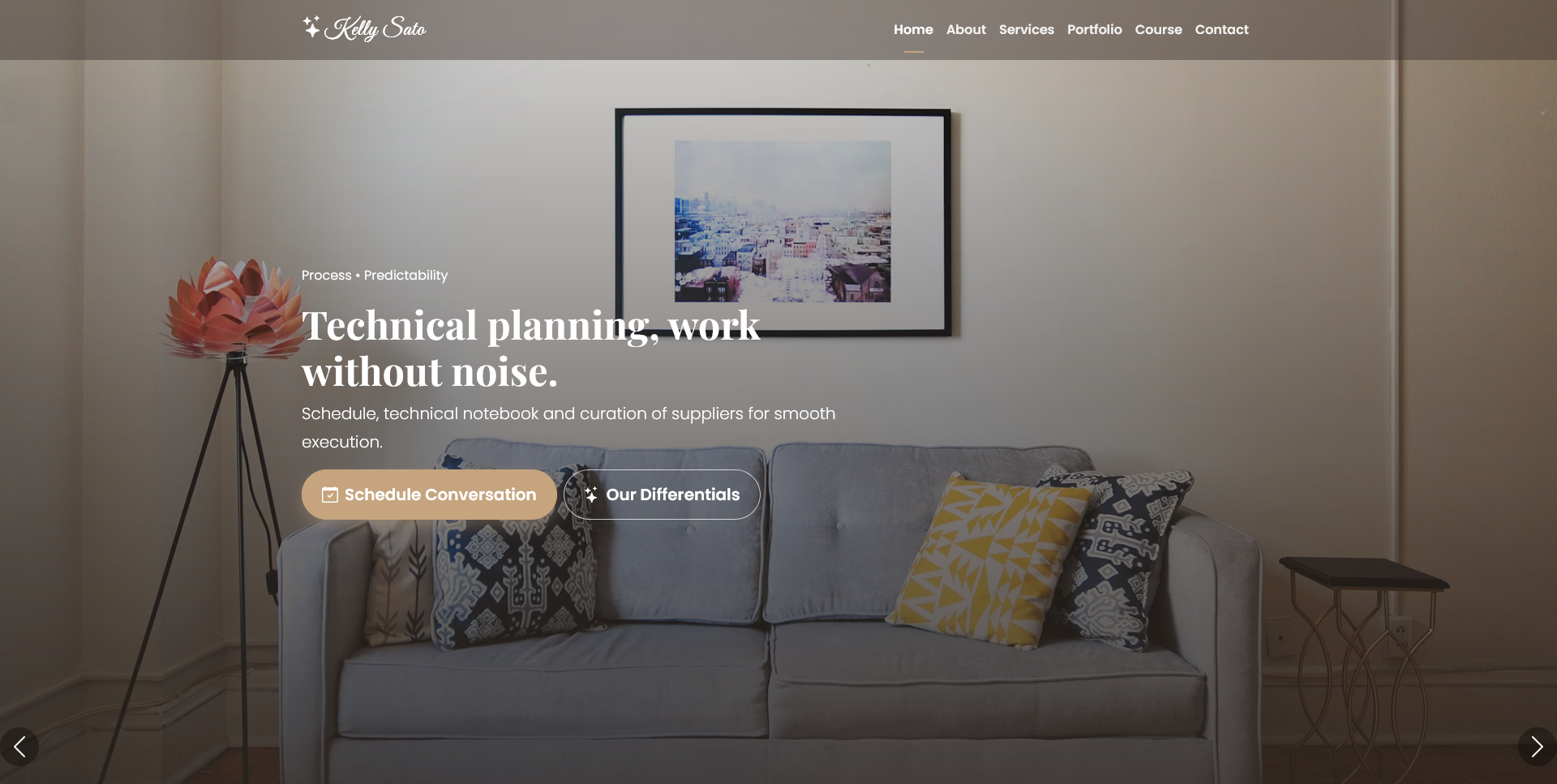 Kelly Sato — Institutional website and course landing page