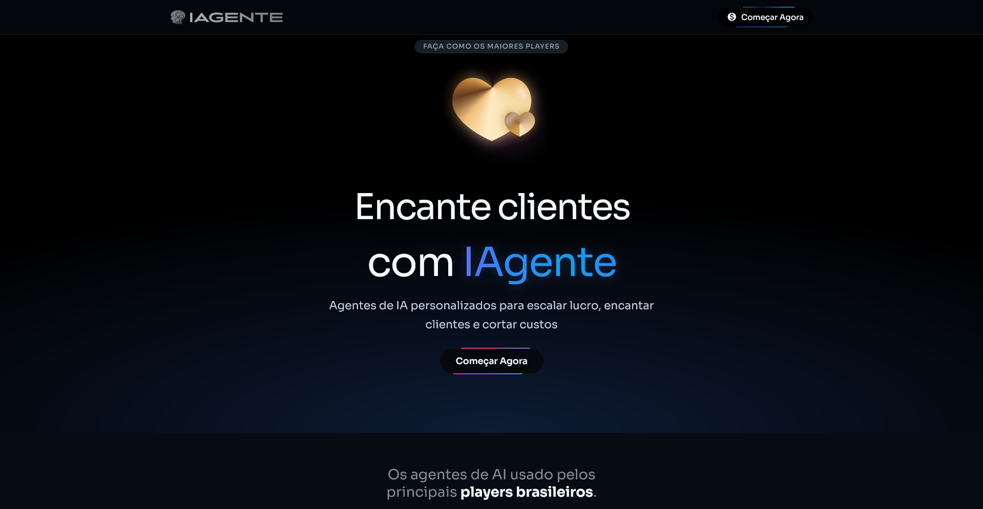 IAgente — Landing enfocada en conversión para producto de IA
