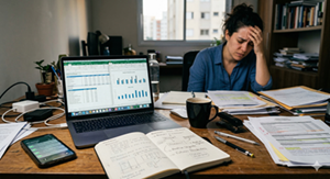 O custo invisível de usar planilhas para controlar a operação