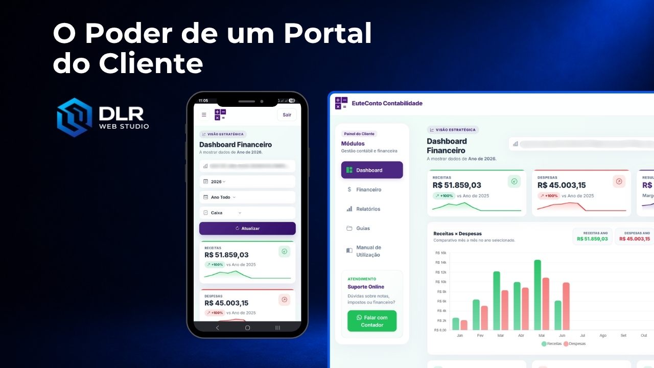 Sistema para escritório de contabilidade — portal do cliente e gestão de documentos